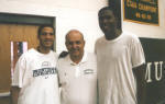 Vetter with Greivis Vasquez and Kevin Drurant Vetter with Vasquez and Durant